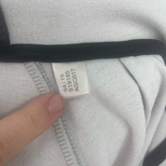 Adidas Men's Zip Up Hooded Sweatshirt M Gray/Black Performance Jacket Pockets - Picture 12 of 14